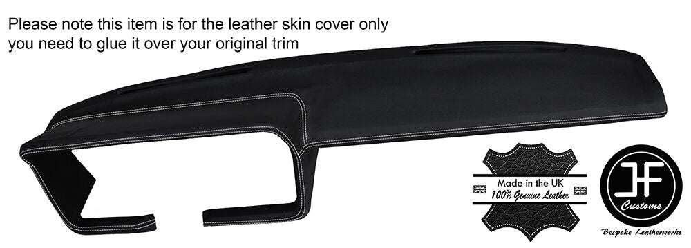 WHITE STITCHING DASH DASHBOARD LEATHER COVER FITS LINCOLN CONTINENTAL 1967