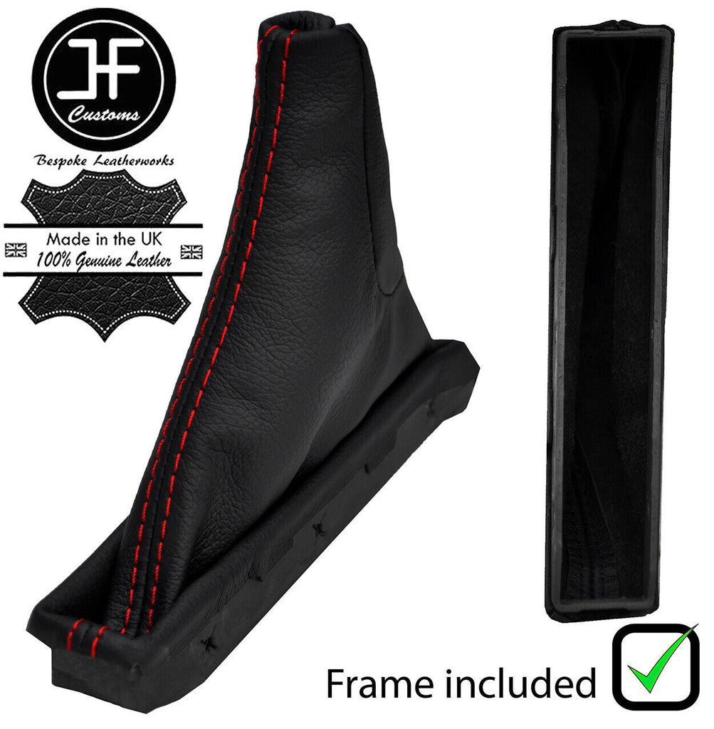 RED STITCH LEATHER HANDBRAKE+ PLASTIC FRAME FOR MERCEDES G CLASS W463 03-06