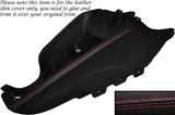 RED STITCHING CENTER CONSOLE LEATHER SKIN COVER FITS AUDI TT MK2 2006-2014