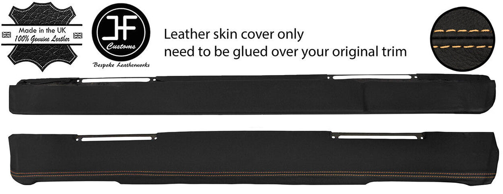 BEIGE STITCH TOP DASHBOARD LEATHER COVER FOR LAND ROVER SERIES 2 2A 3 STYLE 2