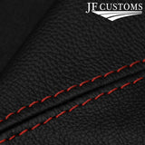 RED STITCH LEATHER GEAR GAITER FITS VAUXHALL OPEL VX220 SPEEDSTER 00-07