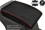 RED STITCHING ARMREST LID LEATHER COVER  FITS VW SHARAN SEAT ALHAMBRA 10-16
