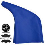 BLUE LEATHER HANDBRAKE GAITER COVER FITS RENAULT TRAFIC MK2 2001-2014 CUSTOM NEW