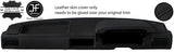 BLACK REAL LEATHER DASHBOARD SKIN COVER FITS AUDI QUATTRO UR COUPE GT B2