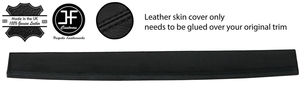 BLACK STITCH REAR TOP ROOF PANEL TRIM LEATHER COVERS FOR BMW E23 7 SERIES 77-86