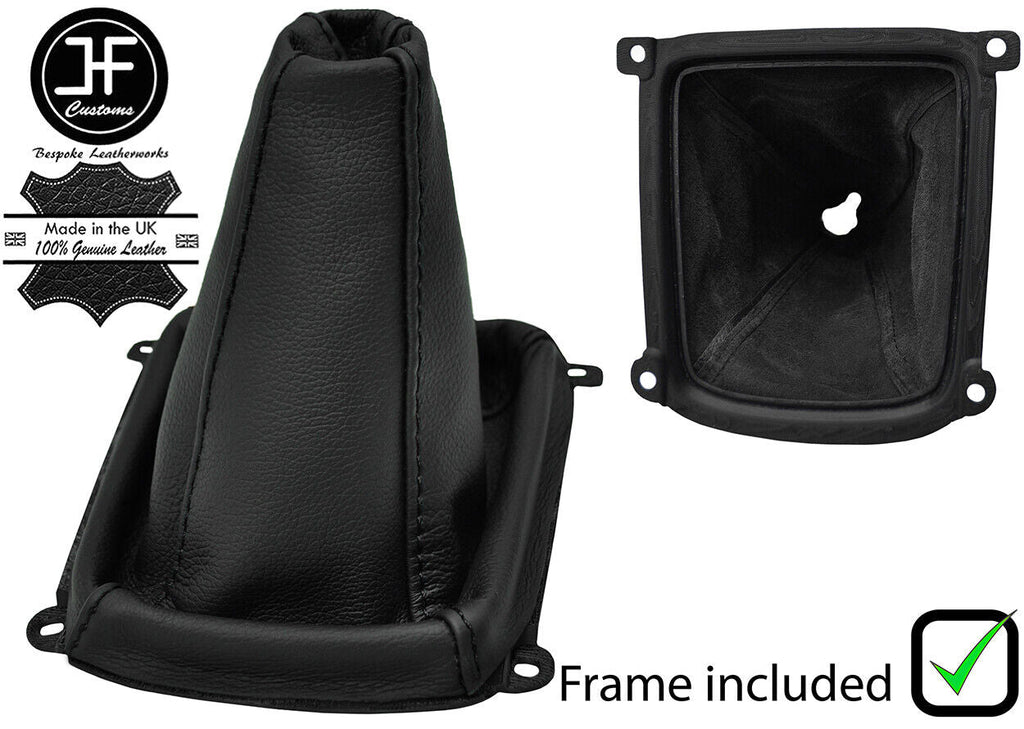 BLACK STITCH LEATHER MANUAL GEAR+PLASTIC FRAME FITS SSANGYONG RODIUS 04-12