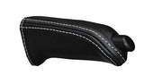 white stitch FITS BMW 3 SERIES E90 E91 E92 E93 HANDBRAKE HANDLE LEATHER COVER