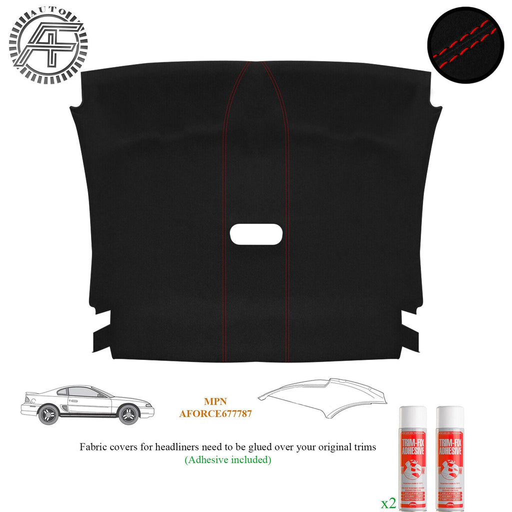 LUXE SUEDE HEADLINER COVER FITS FORD MUSTANG IV 1993�2004 CUSTOM NEW MADE IN UK