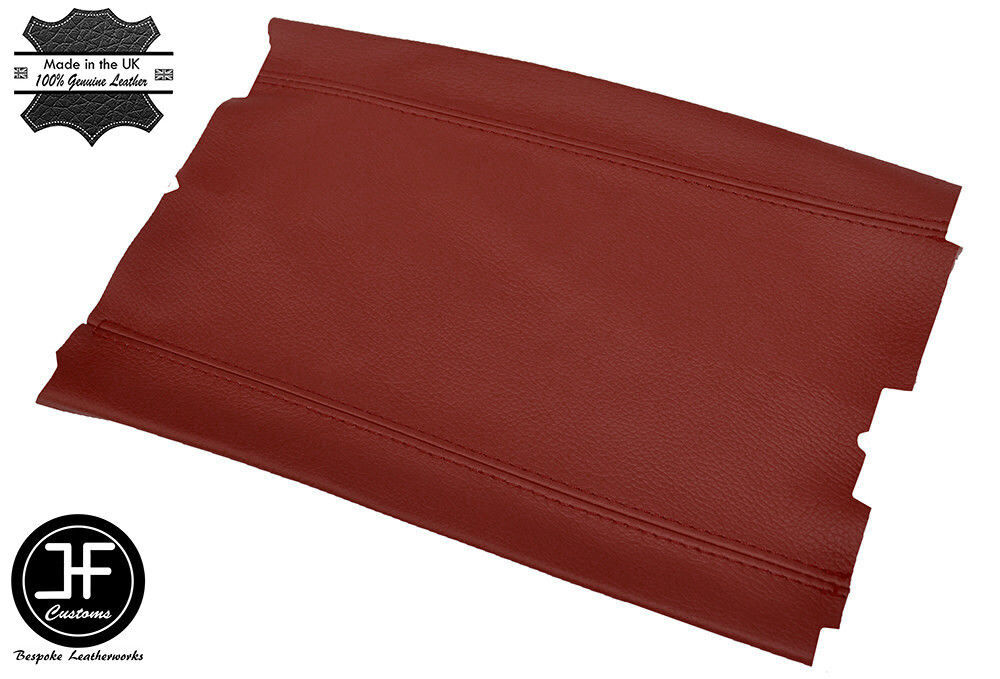 DARK RED  LEATHER ARMREST LID COVER FITS HONDA S2000 1999-2003 CUSTOM NEW