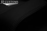 BLACK STITCH LEATHER 2X FRONT DOOR INSERT+POCKET COVERS FOR SKODA OCTAVIA 98-04