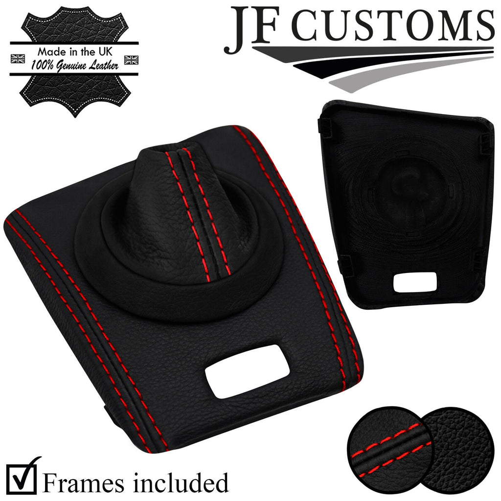 RED STITCH LEATHER SMG AUTOMATIC GEAR  + SURROUND TRIMS FOR BMW E46 99-05