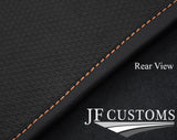 BEIGE DIAMOND STITCH VINYL 2X TAILORED FLOOR CARPETS FOR DAF CF 65 75 85 04-08