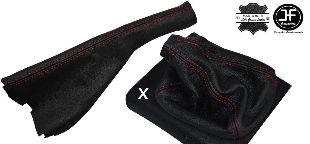 RED STITCH FITS VOLKSWAGEN VW GOLF MK3 VENTO GAITERS SET COVERS 1991-1998