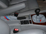 FITS BMW E36 E46 E34 E39 TRI STRIPES GEAR+HANDBRAKE GAITERS BOOTS CUSTOM NEW