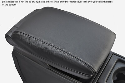 grey stitch FITS VOLVO V70 XC70 00-07 LEATHER ARMREST COVER ONLY CUSTOM NEW