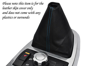blue stitching FITS LAND ROVER FREELANDER 2 06-12 MANUAL LEATHER GEAR GAITER