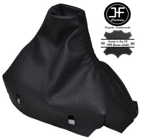 BLACK STITCH  FITS MERCEDES C CLASS W204 AUTO  2007-2014 GEAR GAITER LEATHER
