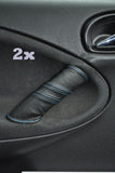 FITS ROVER 200 25 MG ZR 2X DOOR HANDLE COVERS blue CUSTOM NEW MADE IN UK