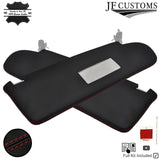 D RED STITCH LEATHER & SUEDE TOP RECOVERY KIT COVERS FOR VW GOLF MK5 04-09 5DR