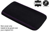 PURPLE STITCH REAL SUEDE ARMREST LID COVER FITS SKYLINE R33 GTS GTR 1993-1998