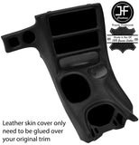 BLACK STITCH CONSOLE SHIFT BEZEL SURROUND SKIN COVER FITS CORVETTE C5 97-04