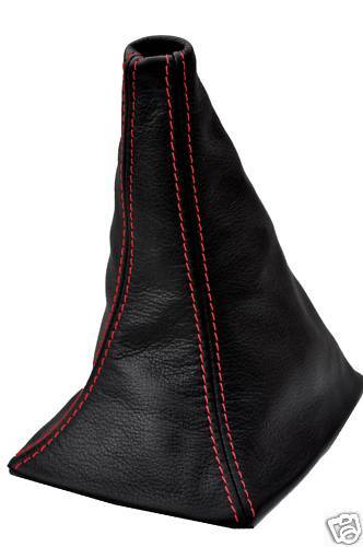 FITS SUBARU IMPREZA 05-07 WRX STI LEATHER GAITER RED ST CUSTOM NEW MADE IN UK
