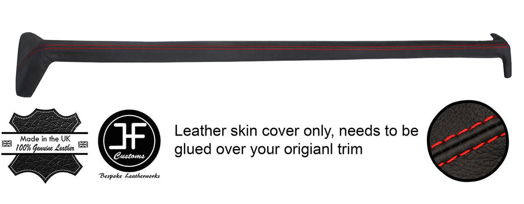 RED STITCH LOWER DASH DASHBOARD KNEE PAD LEATHER COVER FITS PORSCHE 911 912