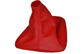 RED  FITS BMW  E34 1988-1995  GENUINE LEATHER GEAR GAITOR CUSTOM NEW MADE IN UK