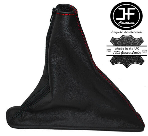 RED STITCHING REAL LEATHER HANDBRAKE GAITER FITS DODGE NITRO 2007-2012