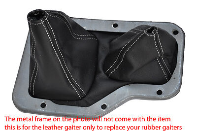 white stitch FITS DAIHATSU FOURTRAK 85-02 GEAR HI LO GAITER RUBBER REPLACEMENT