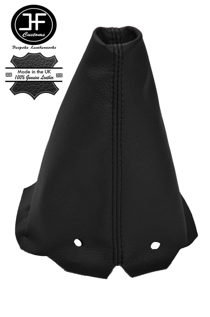 BLACK LEATHER GEAR GAITER FITS PEUGEOT 306 HATCHBACK ESTATE CABRIO CONVERTIBLE