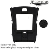 BLACK STITCH LUXE SUEDE SUNROOF HEADLINER COVER FITS HONDA CIVIC MK9 12-15