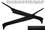 BLACK STITCH FITS AUSTIN CAMBRIDGE A60 2X WINDSCREEN A PILLAR LEATHER COVERS
