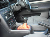FITS AUDI A4 REAL LEATHER GEAR GAITOR 1995-99 SHIFT BOOT RED CUSTOM NEW