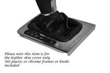 BLACK STITCH FITS VW PASSAT & PASSAT CC 11-14 DSG AUTOMATIC LEATHER GEAR GAITER