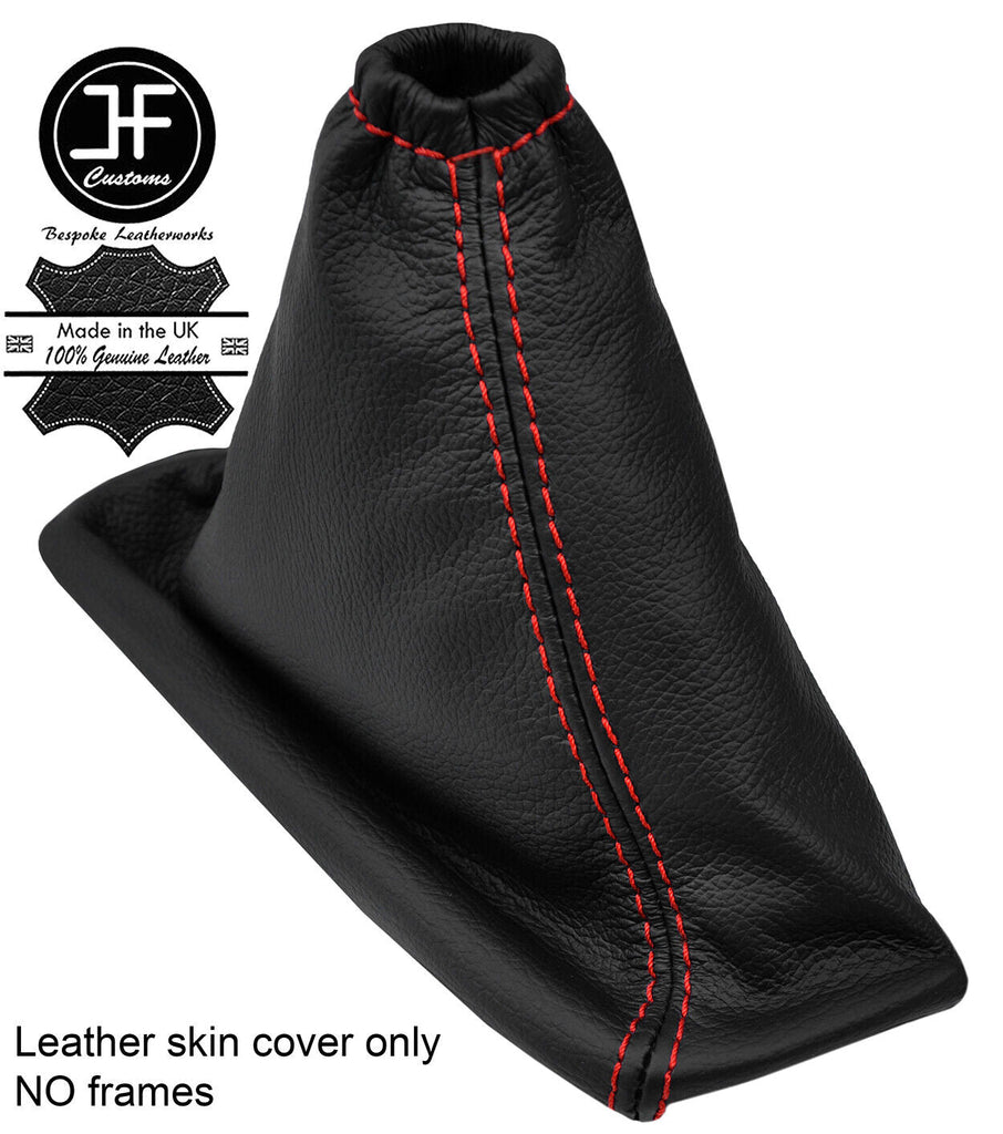RED STITCH REAL LEATHER HANDBRAKE GAITER FITS RENAULT MEGANE COUPE MK3 08-16