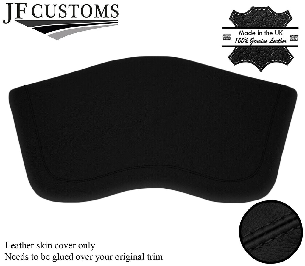 BLACK STITCH LEATHER TARGA HEADLINER SUN SHADE LEATHER COVER FOR CORVETTE C6