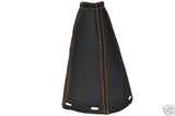 FITS FORD FOCUS MK1 GEAR GAITER LEATHER SHIFT BOOT ORANGE ST CUSTOM NEW