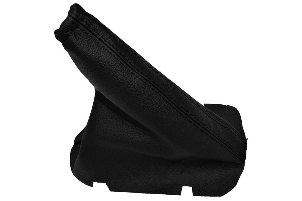 BLACK LEATHER FITS VAUXHALL OPEL CORSA C COMBO 2000-2006 HANDBRAKE GAITER