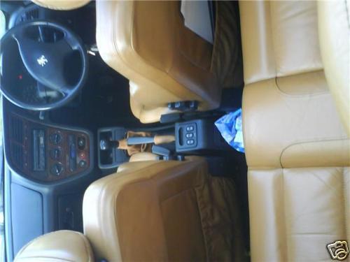 FITS PEUGEOT  306 TAN LEATHER GEAR &  HANDBRAKE GAITER CUSTOM NEW MADE IN UK