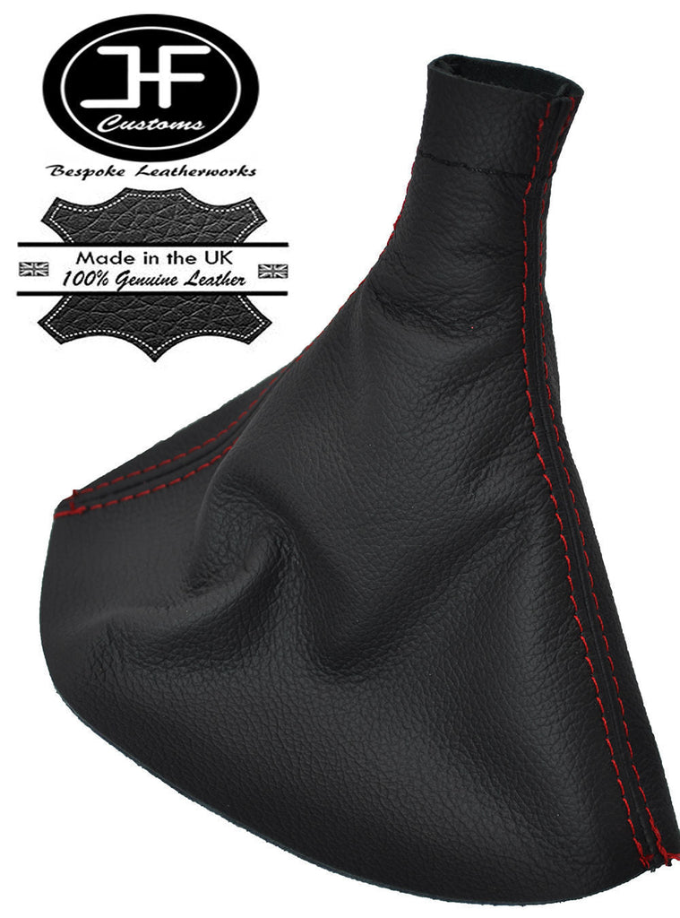 RED STITCHING REAL LEATHER MANUAL GEAR GAITER FITS RENAULT TRAFIC 2001-2014