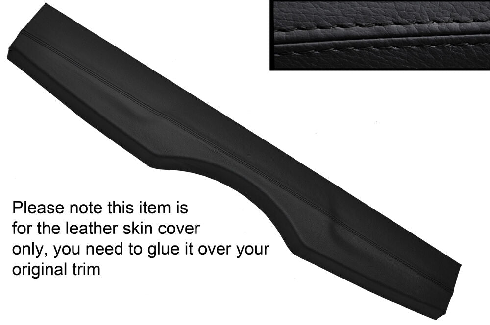 BLACK STITCH REAR PARCEL SHELF SKIN COVER FITS FIAT 500 & FIAT 500 ABARTH 07-14