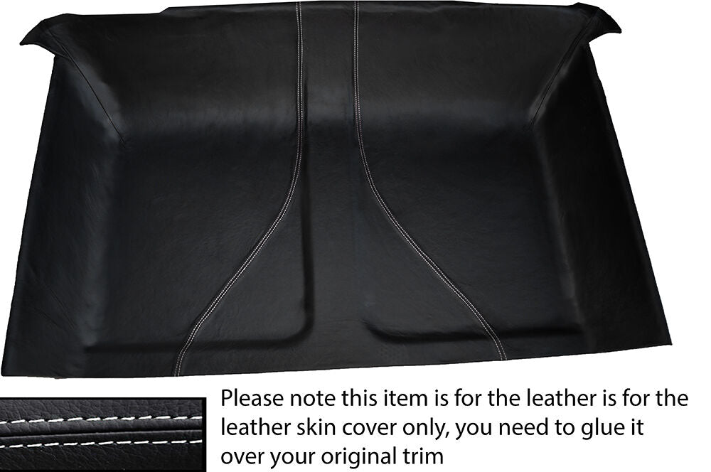 WHITE STITCH REAR ROOF HEADLINING COVER FOR LAND ROVER DEFENDER 110 130 CREW CAB