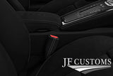 GREY STITCH NAPPA LEATHER 2X SEAT BELT LONG COVERS FOR PORSCHE CARRERA 911 997