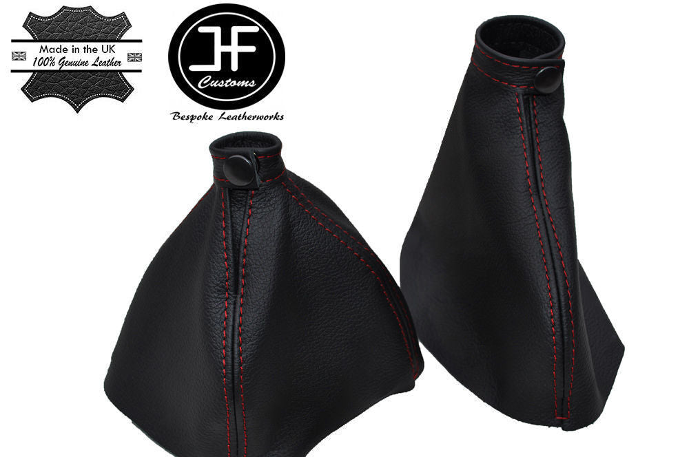 RED STITCHING LEATHER GEAR HANDBRAKE GAITER FITS ALFA ROMEO GTV SPIDER 95-98