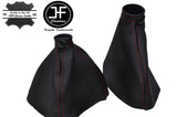RED STITCHING LEATHER GEAR HANDBRAKE GAITER FITS ALFA ROMEO GTV SPIDER 95-98