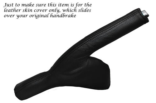 BLACK STITCHING FITS MAZDA CX-7 CX7 2007-2013 LEATHER HANDBRAKE GAITER ONLY
