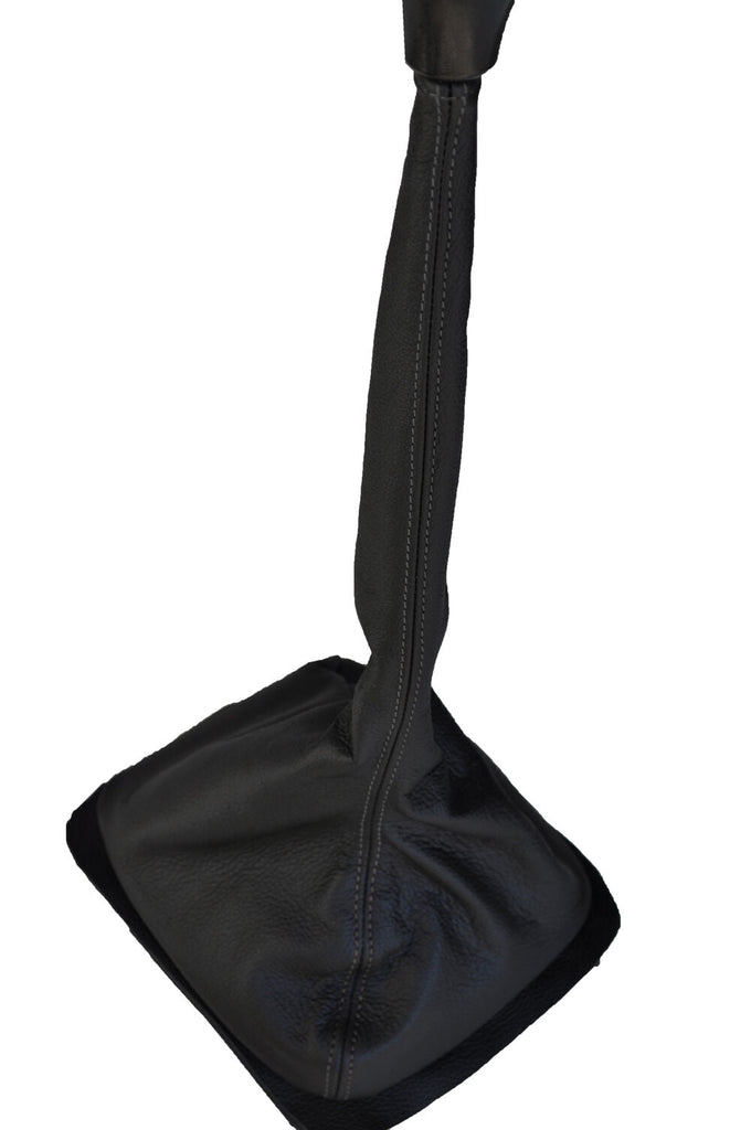 GREY STITCH LONG LEATHER GEAR GAITER FITS VW T25 BUS VAN VANAGON WESTFALIA