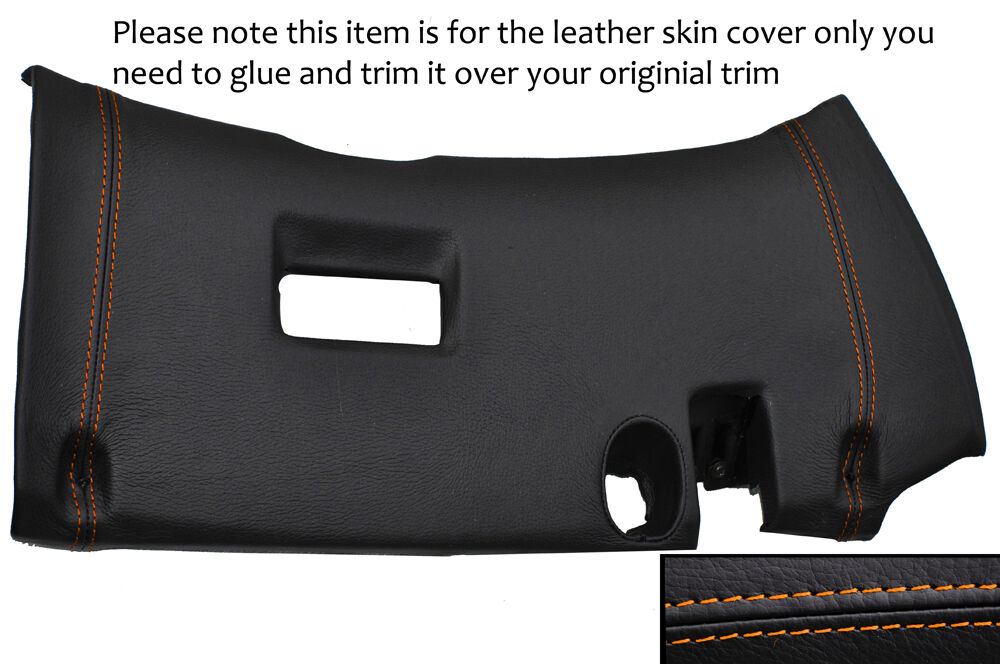 ORANGE STITCH LOWER DASH PANEL TRIM LEATHER COVER FITS TOYOTA SUPRA MK4 93-02