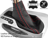 RED STITCH LEATHER AUTO AUTOMATIC GEAR GAITER FOR VAUXHALL INSIGNIA 2008-2016